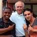 Peter Koelewijn met de rappers Ali B (Ali Bouali) rechts en Typhoon (Glenn de Ramdamie)Peter Koelewijn met de rappers Ali B (Ali Bouali) rechts en Typhoon (Glenn de Ramdamie)